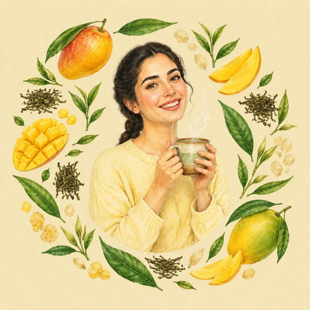 دمنوش انبه سبز