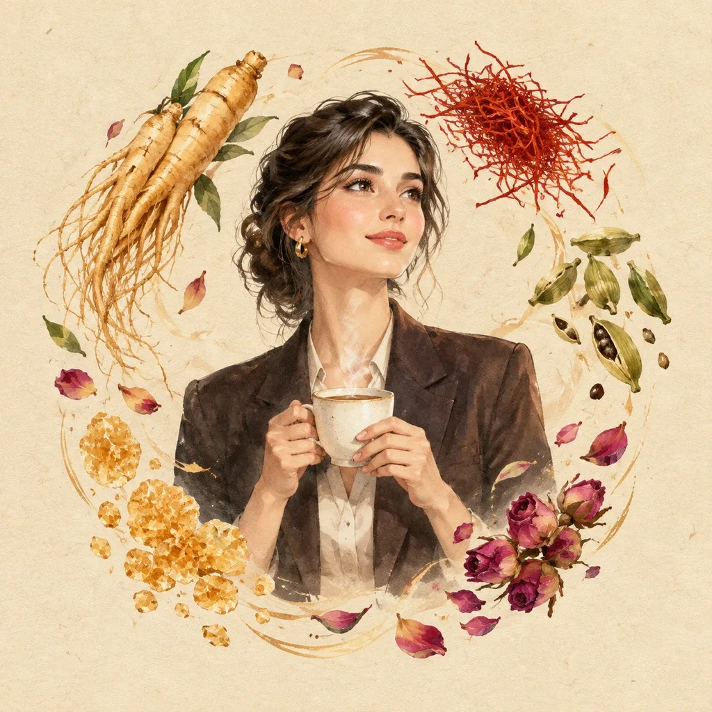 دمنوش جنسینگ نشان‌دار
